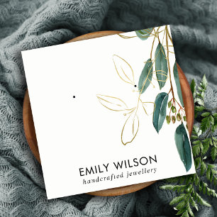 CARTE DE VISITE CARRÉ ÉTUDE D'ÉQUIPEMENT DE LA FAUNE EUCALYPTUS VERT D'O