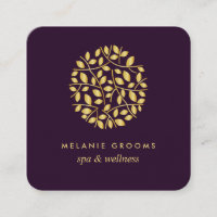 Feuilles d'or| violet | wellness massage spa yoga