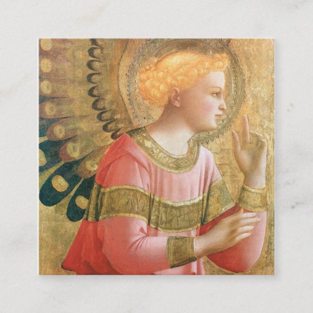 Carte De Visite Carré Fra Angelico - Archangel Gabriel Annunciate (Devant)
