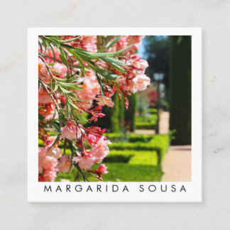 Carte De Visite Carré Garden Landscapor Photo Voyage Tourisme Espagne