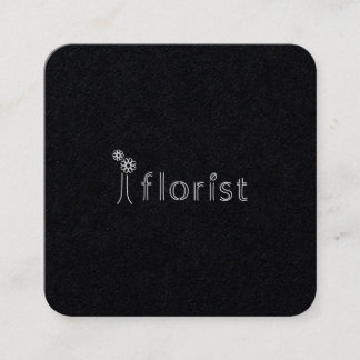 Carte De Visite Carré i floristさまショップカード１（角丸）