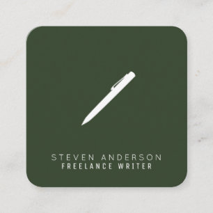 Carte De Visite Carré Image de l'application avec logo