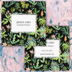 Carte De Visite Carré Jardin Paysage Jardinage Plante Cool moderne