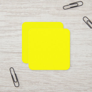 Carte de visite Carré jaune