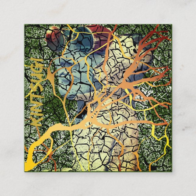 Carte De Visite Carré Kintsugi (Devant)