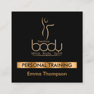 Carte De Visite Carré Le client possède votre corps