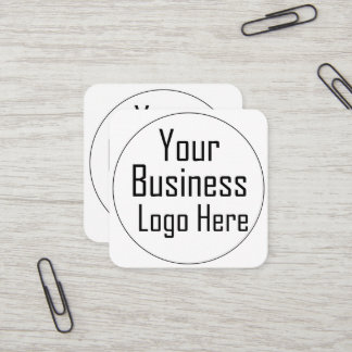 Carte De Visite Carré Le logo de votre entreprise