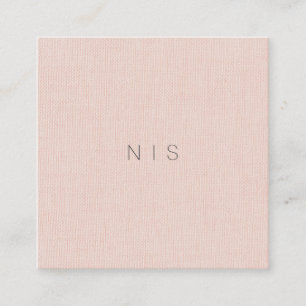 Carte De Visite Carré Le minimaliste classique rougissent la beauté de