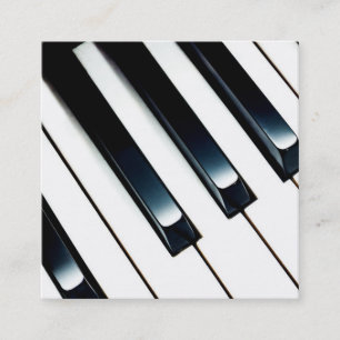 Carte De Visite Carré leçons de piano