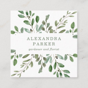 Carte De Visite Carré Liage minimal