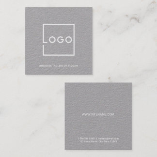 Carte De Visite Carré Logo d'entreprise personnalisé professionnel