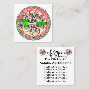 Carte De Visite Carré Lovin' From the Oven Profile Card Version