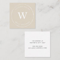 Marque Monogramme d'affaires limitée en cercle bei