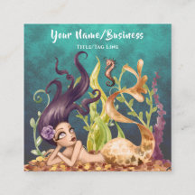 Mermaid et Seahorse Under the Sea Beach