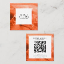 Minimaliste Boho Terracotta Unique Qr Code Moderne