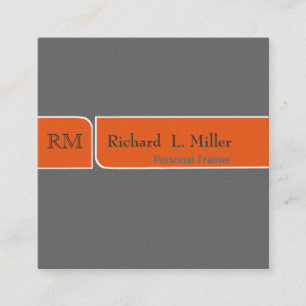 Carte De Visite Carré Minimaliste cassé moderne simple à la mode neutre