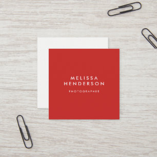 Carte De Visite Carré Moderne professionnel minimaliste