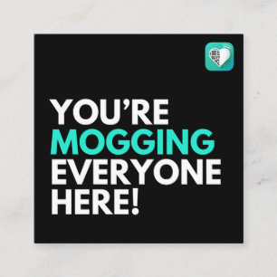 Carte De Visite Carré Moging tout le monde