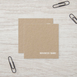 Carte De Visite Carré Monogramme professionnel Design élégant Plain Luxe