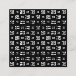 Carte De Visite Carré Motif d'image, de design ou de logo professionnel