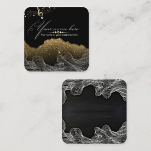 Carte De Visite Carré Musique TARJETA DE VISITA