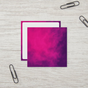 Carte de visite Carré Neon Pink Smoke - Personnali