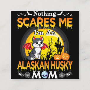 Carte De Visite Carré Nothing Scares Me