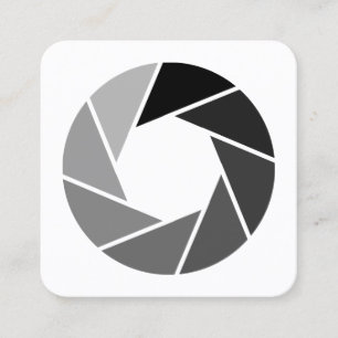 Carte De Visite Carré Ouverture - Tons