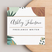 Pastel Brown jolie calligraphie Tropical Classy