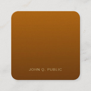 Carte De Visite Carré Perle créative professionnelle élégante finition l