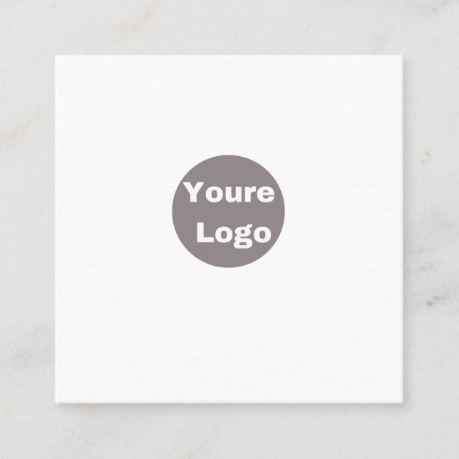 Carte De Visite Carré personallze (Devant)