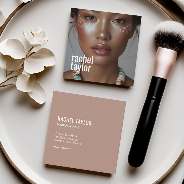 Carte De Visite Carré Photographie professionnelle moderne (Créateur téléchargé)