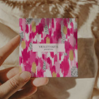 Pink Gold Noir Polka Pot Brush