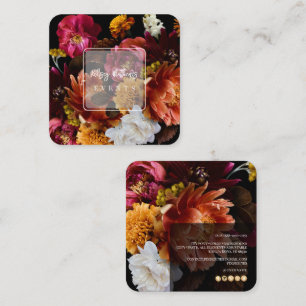 Carte De Visite Carré PixDezines Fleurs Botaniques Moody Ranunculus
