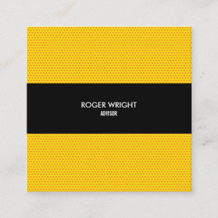 Carte De Visite Carré Polka dot Carré professionnel moderne