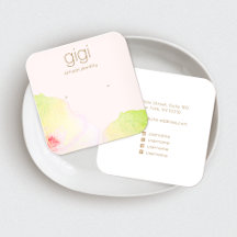 Porte-oreille rose Floral Aquarelle