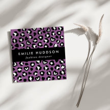 Poster de animal, Léopard Violet, Spots De Cheetah