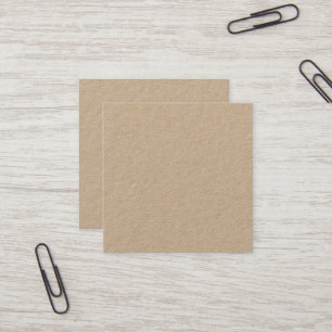 Carte de visite Carré Premium Kraft