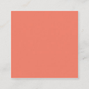 Carte De Visite Carré Printemps été couleur rose rose