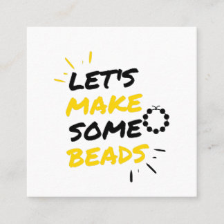 Carte De Visite Carré Producteurs de perles