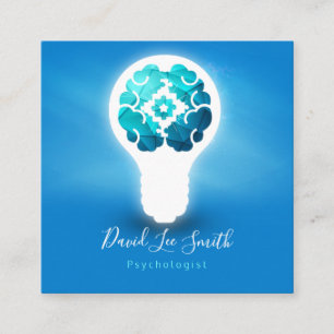 Carte De Visite Carré Psychologue / Neurologue