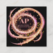 *~* QR Artistic Rose Gold Anneaux Parties scintill