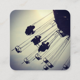 Carte De Visite Carré Rond-point