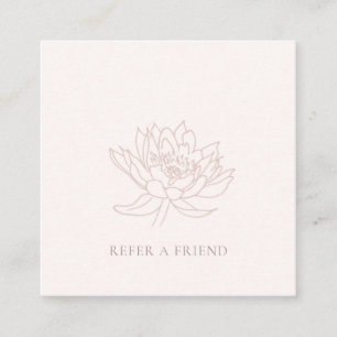 CARTE DE VISITE CARRÉ ROSE ROSE ROSE ROSE ROSE ROSE ROSE LOTUS FLORAL RE