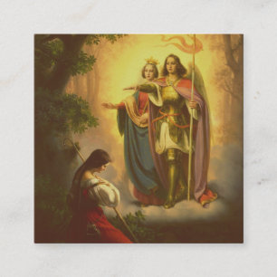 Carte De Visite Carré Saint Jeanne d'Arc