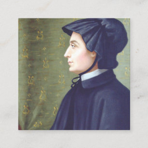 Carte De Visite Carré Sainte Elizabeth Ann Seton