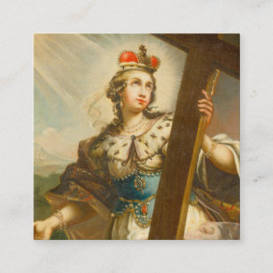 Carte De Visite Carré Sainte Hélène avec la Vraie Croix Art sacré