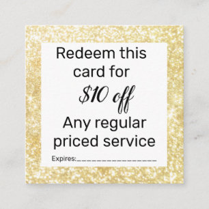 Carte De Visite Carré Salon et promotion spa