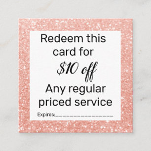 Carte De Visite Carré Salon et promotion spa