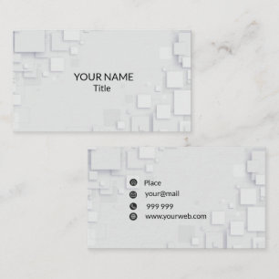 Carte De Visite Carré simple moderne